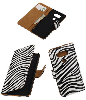 Zebra booktype cover hoesje voor LG G5