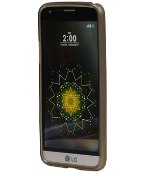 LG G5 TPU Hoesje Transparant Grijs