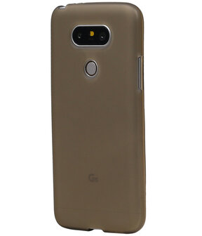 LG G5 TPU Hoesje Transparant Grijs