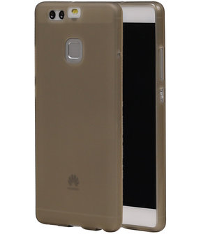Huawei P9 TPU Hoesje Transparant Grijs