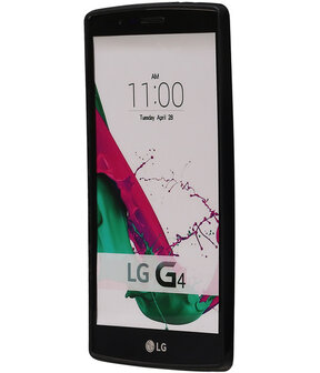 Zwart Brocant TPU back case cover hoesje voor LG G4