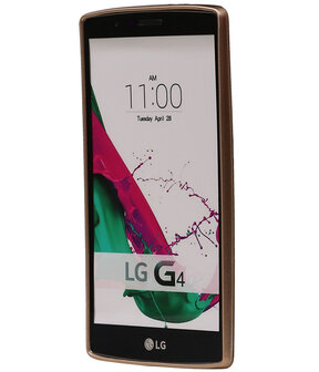 Goud Brocant TPU back case cover hoesje voor LG G4