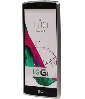 Zilver Brocant TPU back case cover hoesje voor LG G4