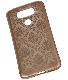 Goud Brocant TPU back case cover hoesje voor LG G5