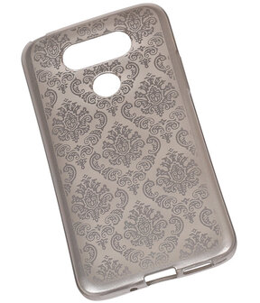 Zilver Brocant TPU back case cover hoesje voor LG G5