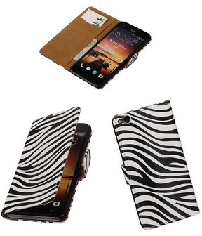 Zebra booktype cover hoesje voor HTC One X9