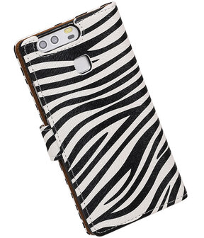 Zebra booktype cover hoesje voor Huawei P9