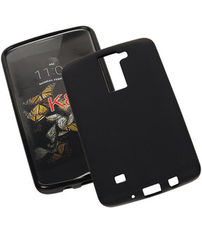 LG K8 TPU Back Cover Hoesje Zwart