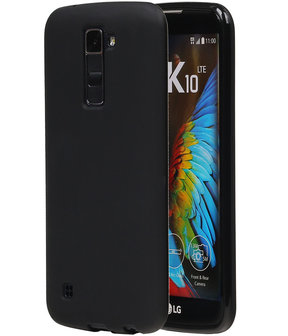 LG K10 TPU Back Cover Hoesje Zwart