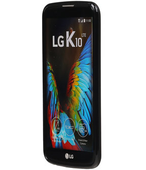 LG K10 TPU Back Cover Hoesje Zwart