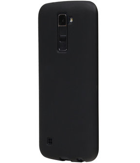 LG K10 TPU Back Cover Hoesje Zwart