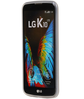 LG K10 TPU Back Cover Hoesje Transparant Wit