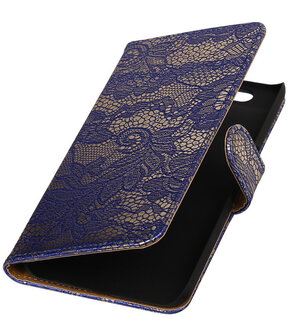 Huawei Nexus 6P - Lace Blauw Booktype Wallet Hoesje