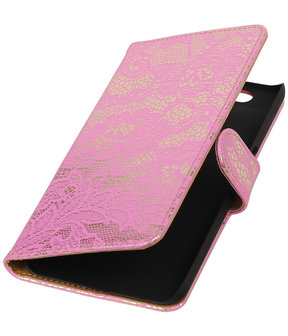Huawei Nexus 6P - Lace Roze Booktype Wallet Hoesje