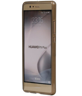 Huawei P9 Plus TPU Hoesje Transparant Grijs
