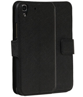 Zwart Huawei Honor Y6 TPU wallet case booktype hoesje HM Book