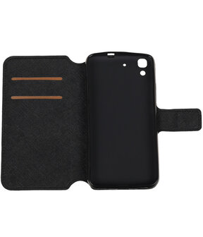 Zwart Huawei Honor Y6 TPU wallet case booktype hoesje HM Book