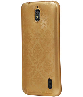 Goud Brocant TPU back case cover hoesje voor Huawei Y625