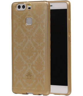 Goud Brocant TPU back case cover hoesje voor Huawei P9