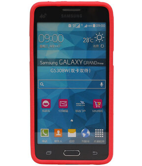 Rood Zand TPU back case cover hoesje voor Samsung Galaxy Grand Prime