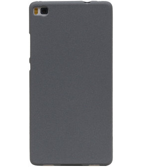 Grijs Zand TPU back case cover hoesje voor Huawei P8