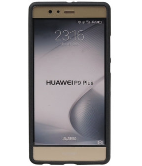 Zwart Zand TPU back case cover hoesje voor Huawei P9 Plus