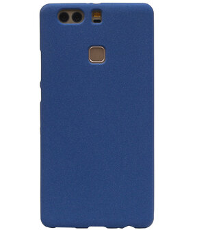 Blauw Zand TPU back case cover hoesje voor Huawei P9 Plus