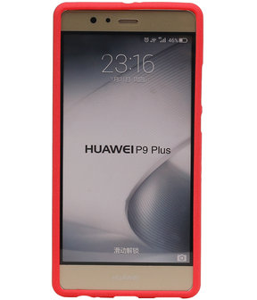 Rood Zand TPU back case cover hoesje voor Huawei P9 Plus