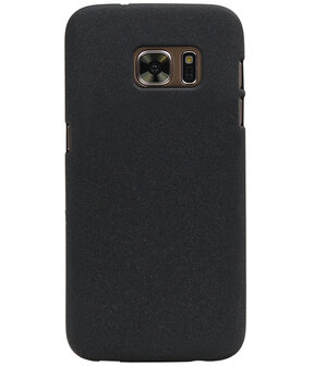 Zwart Zand TPU back case cover hoesje voor Samsung Galaxy S7