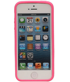 Roze Zand TPU back case cover hoesje voor Apple iPhone 5 / 5s / SE