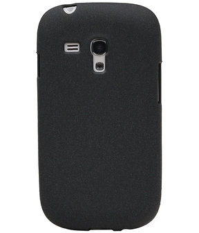 Zwart Zand TPU back case cover hoesje voor Samsung Galaxy S3 mini I8190