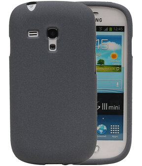 Grijs Zand TPU back case cover hoesje voor Samsung Galaxy S3 mini I8190