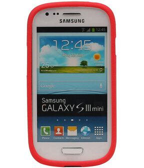 Rood Zand TPU back case cover hoesje voor Samsung Galaxy S3 mini I8190