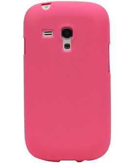 Roze Zand TPU back case cover hoesje voor Samsung Galaxy S3 mini I8190