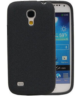Zwart Zand TPU back case cover hoesje voor Samsung Galaxy S4 mini I9190