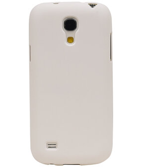 Wit Zand TPU back case cover hoesje voor Samsung Galaxy S4 mini I9190