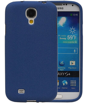 Blauw Zand TPU back case cover hoesje voor Samsung Galaxy S4 I9500