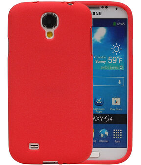 Rood Zand TPU back case cover hoesje voor Samsung Galaxy S4 I9500