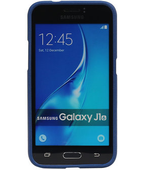 Blauw Zand TPU back case cover hoesje voor Samsung Galaxy J1 2016