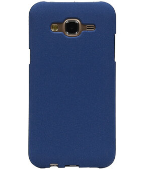 Blauw Zand TPU back case cover hoesje voor Samsung Galaxy J7