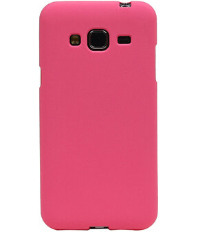 Roze Zand TPU back case cover hoesje voor Samsung Galaxy J3