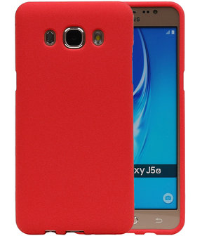 Rood Zand TPU back case cover hoesje voor Samsung Galaxy J5 2016