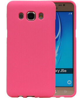 Roze Zand TPU back case cover hoesje voor Samsung Galaxy J5 2016