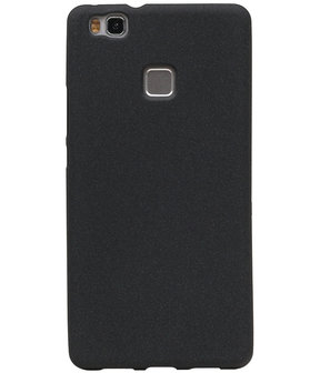 Zwart Zand TPU back case cover hoesje voor Huawei P9 Lite