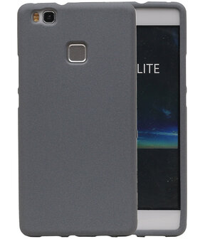 Grijs Zand TPU back case cover hoesje voor Huawei P9 Lite