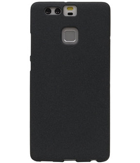 Zwart Zand TPU back case cover hoesje voor Huawei P9