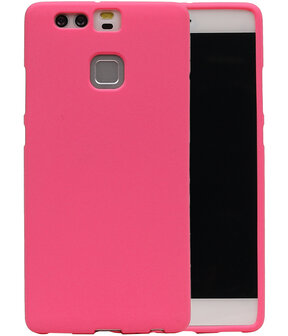 Roze Zand TPU back case cover hoesje voor Huawei P9