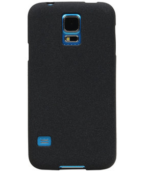 Zwart Zand TPU back case cover hoesje voor Samsung Galaxy S5