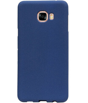 Blauw Zand TPU back case cover hoesje voor Samsung Galaxy C7