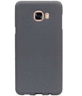 Grijs Zand TPU back case cover hoesje voor Samsung Galaxy C7